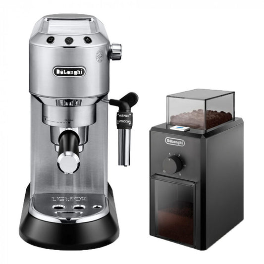 Delonghi DeLuxe Manual Espresso Machine + Coffee Grinder - Bundle Offer DLI.EC685M+KG79