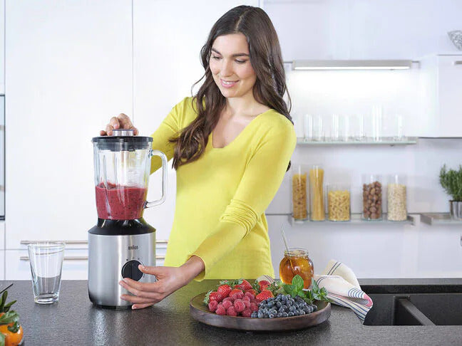 Braun JB3273SI Jug Blender 3 in 1 With Chopper and Grinder BLS.JB3273SI