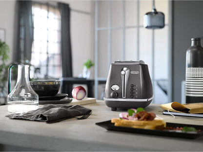 DELONGI TWO SLICE TOASTER CTOT2003GY DLI.CTOT2003GY