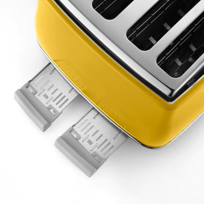 DELONGI FOUR SLICE TOASTER Yellow DLI.CTOC4003.Y DLI.CTOC4003.Y