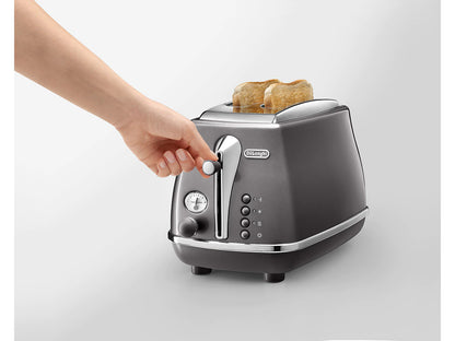 DELONGI TWO SLICE TOASTER CTOT2003GY DLI.CTOT2003GY