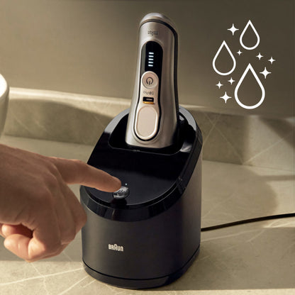 Braun Series 9 Pro 9477cc Wet &amp; Dry shaver with 5-in-1 SmartCare center and PowerCase, silver BRN.9477CC
