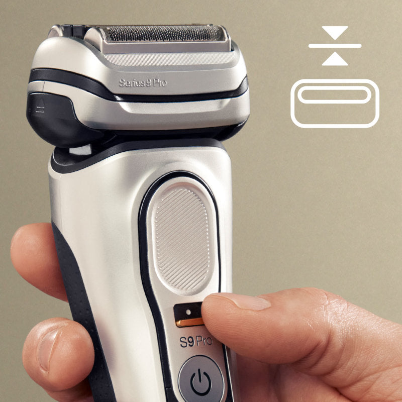 Braun Series 9 Pro 9477cc Wet &amp; Dry shaver with 5-in-1 SmartCare center and PowerCase, silver BRN.9477CC
