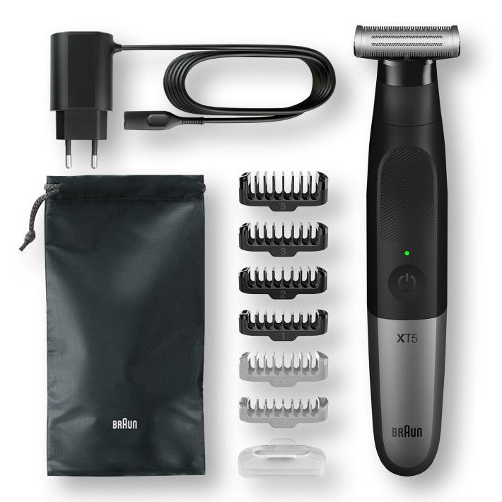 Series X Wet &amp; Dry all-in-one tool with 6 attachments and travel pouch, black / grey-metal XT5200