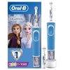 Oral-B Braun D100 Kids Rechargeable Toothbrush Frozen II, White/Blue D100.414.2KX.FR - Image 3