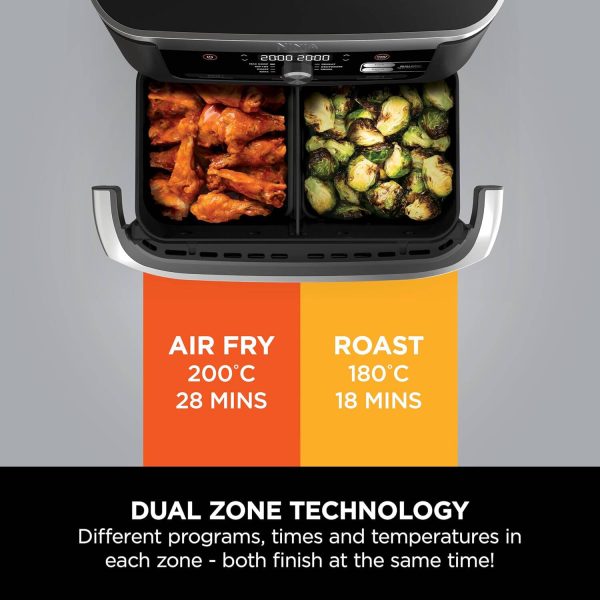 Ninja Foodi FlexDrawer Dual Air Fryer 10.4L AF500ME - Image 2